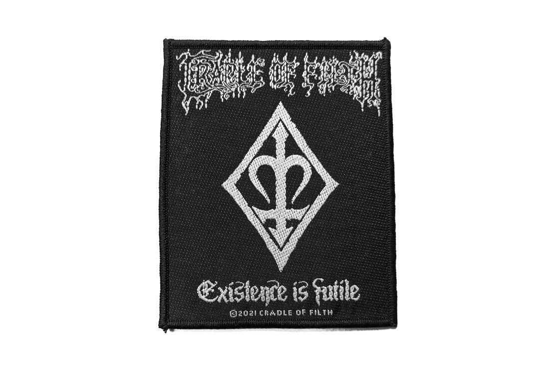 Official Band Merch | Cradle Of Filth - Existence Is Futile Woven Patch