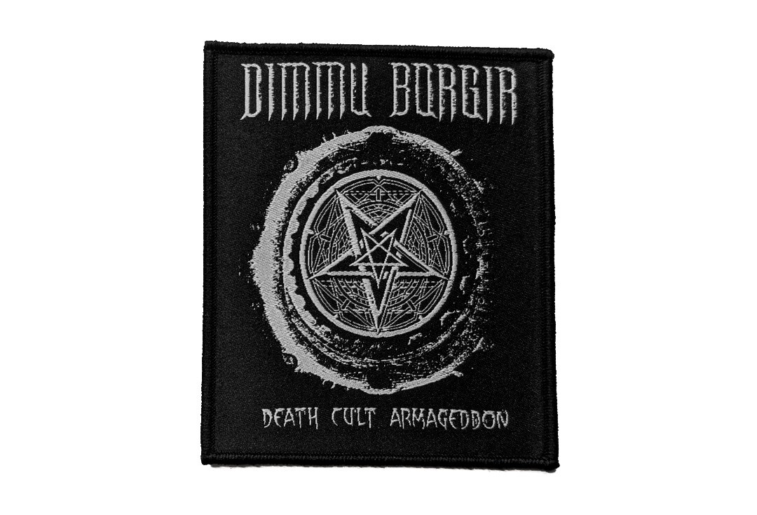 Official Band Merch | Dimmu Borgir - Silver Death Cult Armageddon Woven Patch