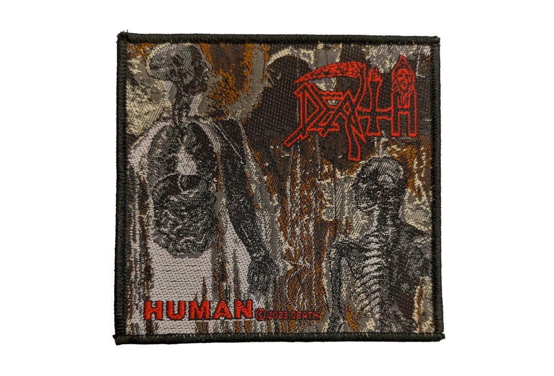 Death - Human Sew On Woven Patch