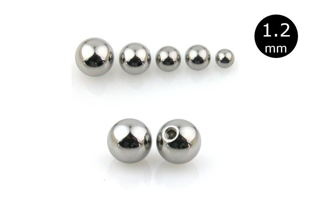Body Jewellery | Surgical Steel Threaded Ball 1.2mm