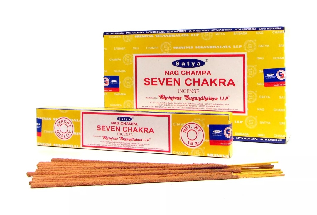 Seven Chakra Satya Incense Sticks