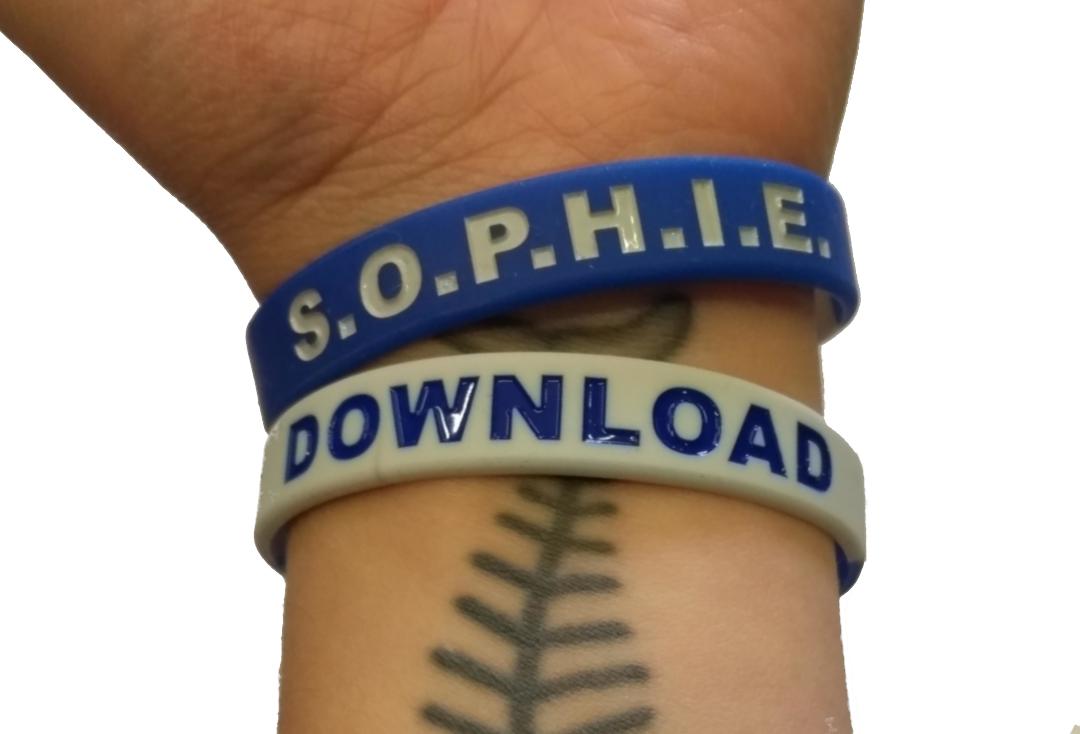 Sophie Lancaster Foundation | Download Festival SOPHIE Wristband - Blue & White
