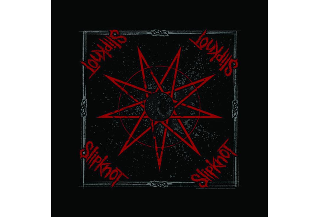 Official Band Merch | Slipknot - Nine Pointed Star Official Bandana