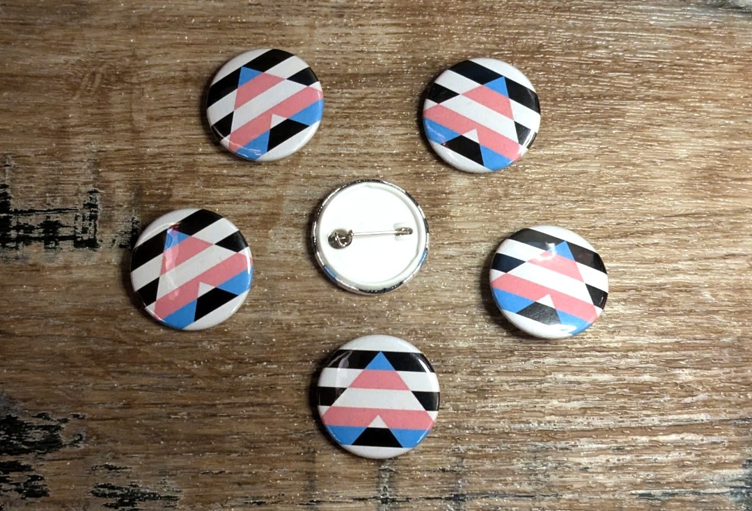 Trans Ally Button Badge