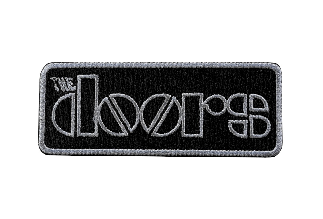 The Doors - Bordered Logo Iron On Embroidered Patch