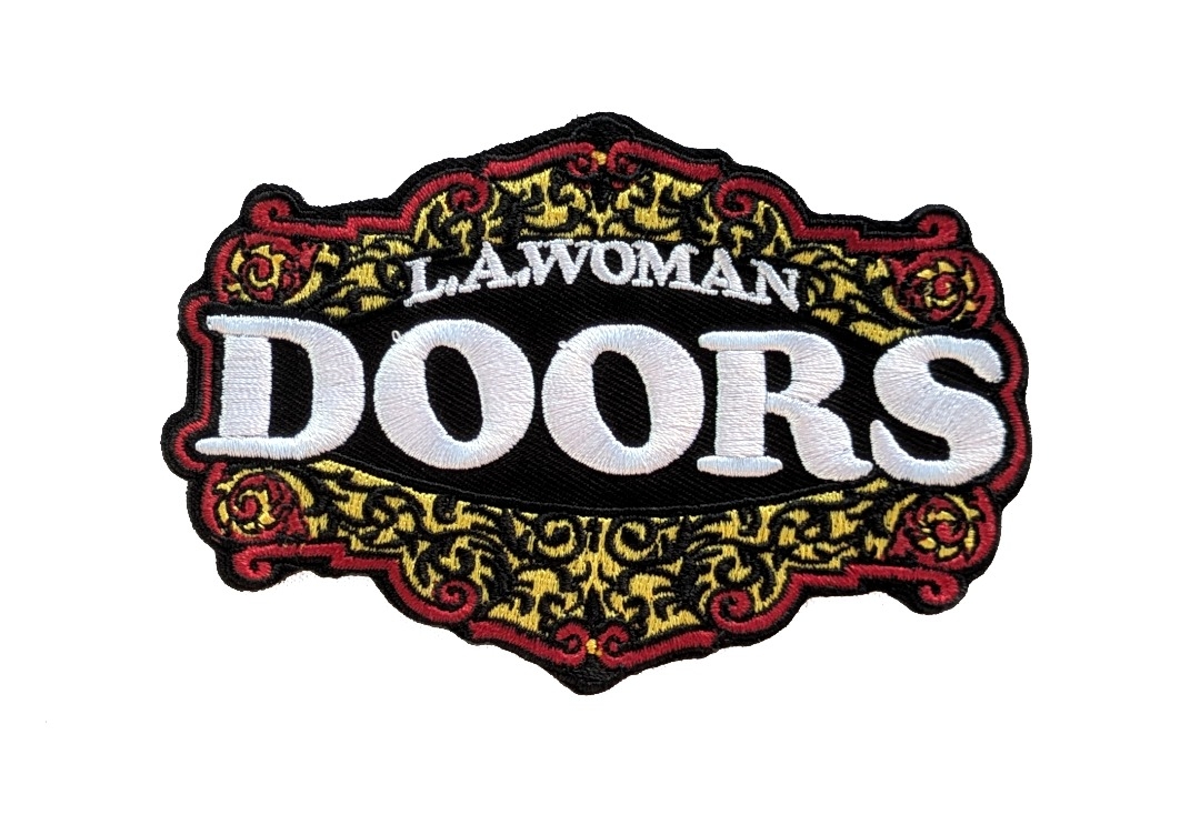 The Doors - Filigree L.A. Woman Iron On Embroidered Patch