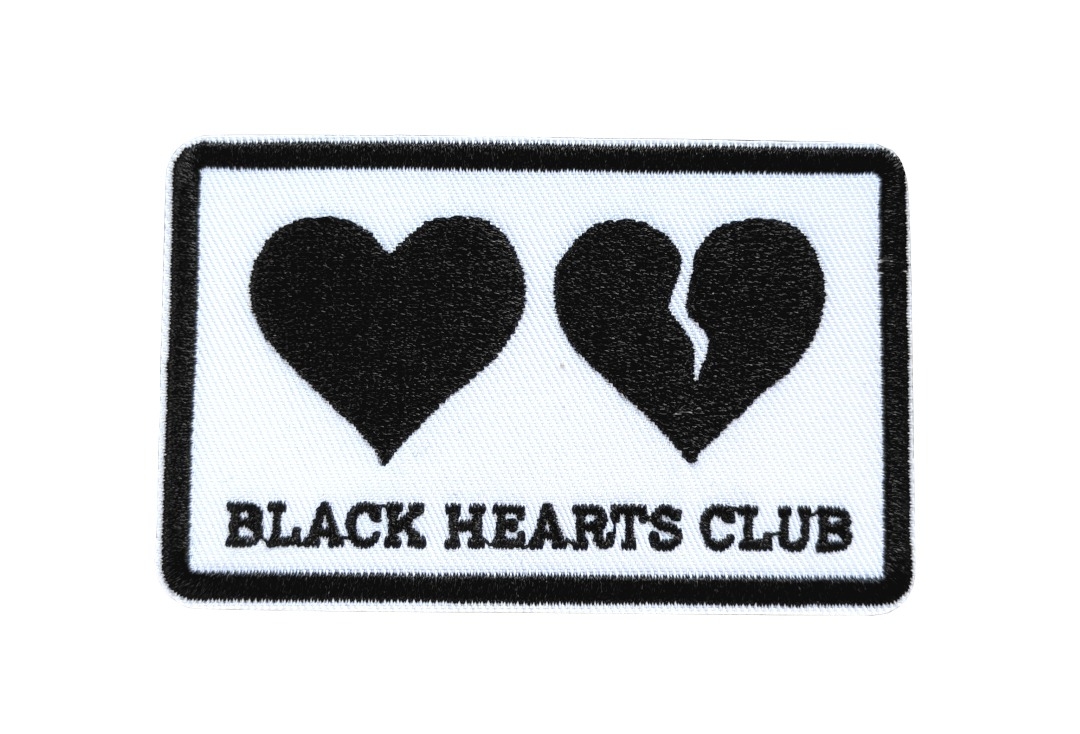 Yungblud - Black Hearts Club Iron On Embroidered Patch