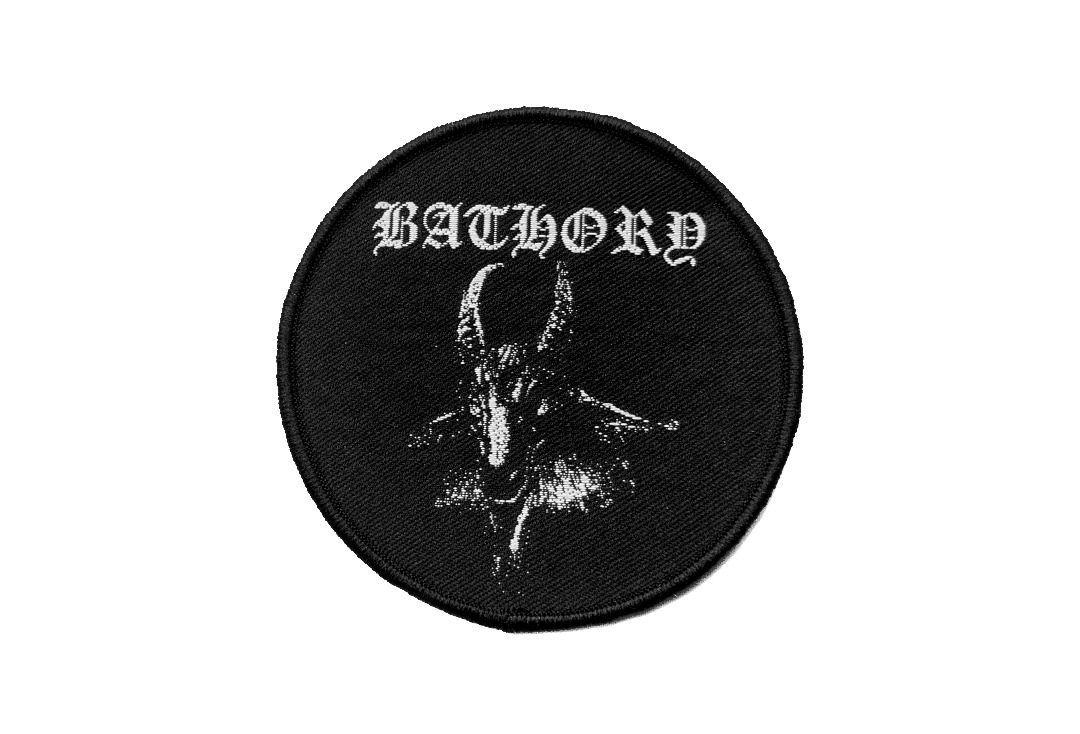 Bathory - Circular Goat Sew On Woven Patch