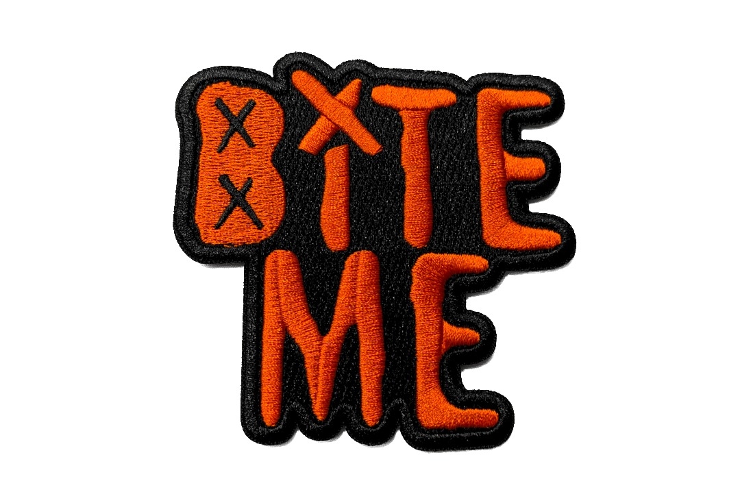 Avril Lavigne - Bite Me Cut Out Iron On Embroidered Patch