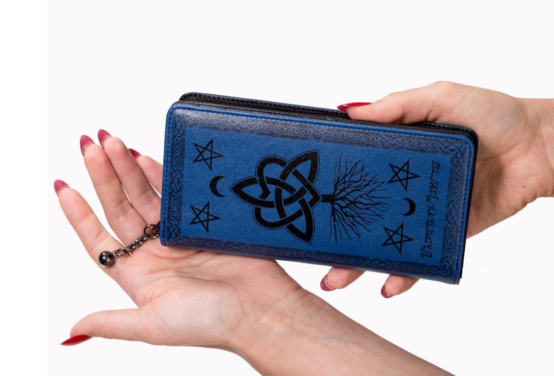 Banned Apparel | Blue Last Hope Purse - Front