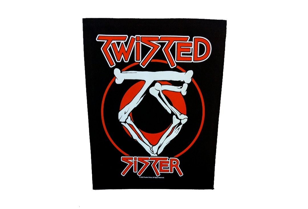 Twisted Sister - Circular Logo Printed Back Patch - Main