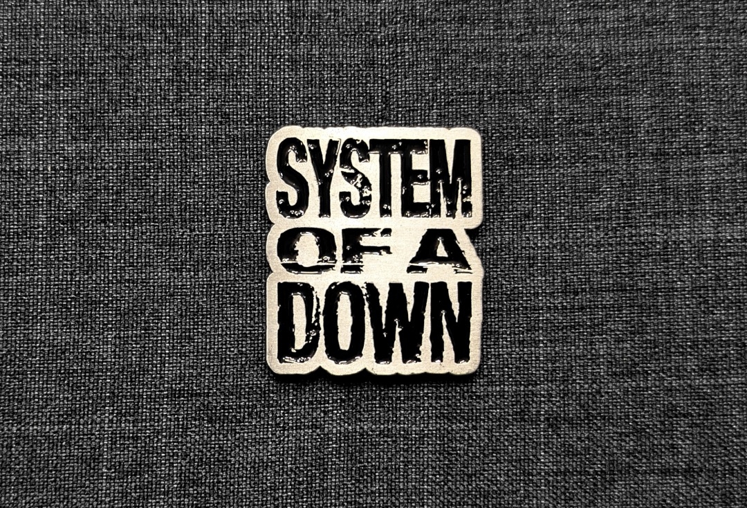 System Of A Down - Logo Official Metal Pin Badge