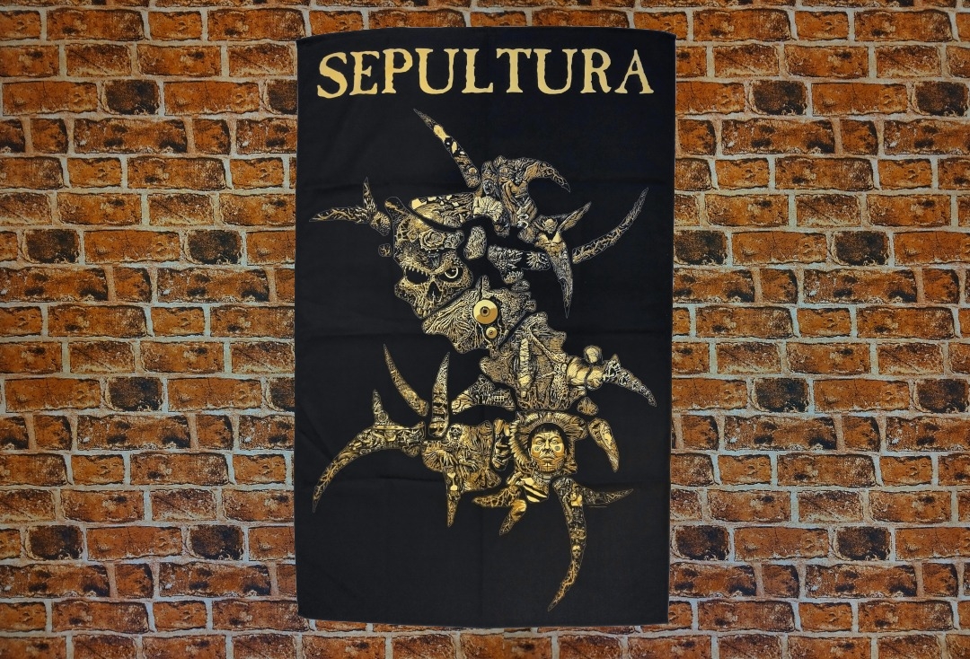 Sepultura - Discography Printed Textile Poster