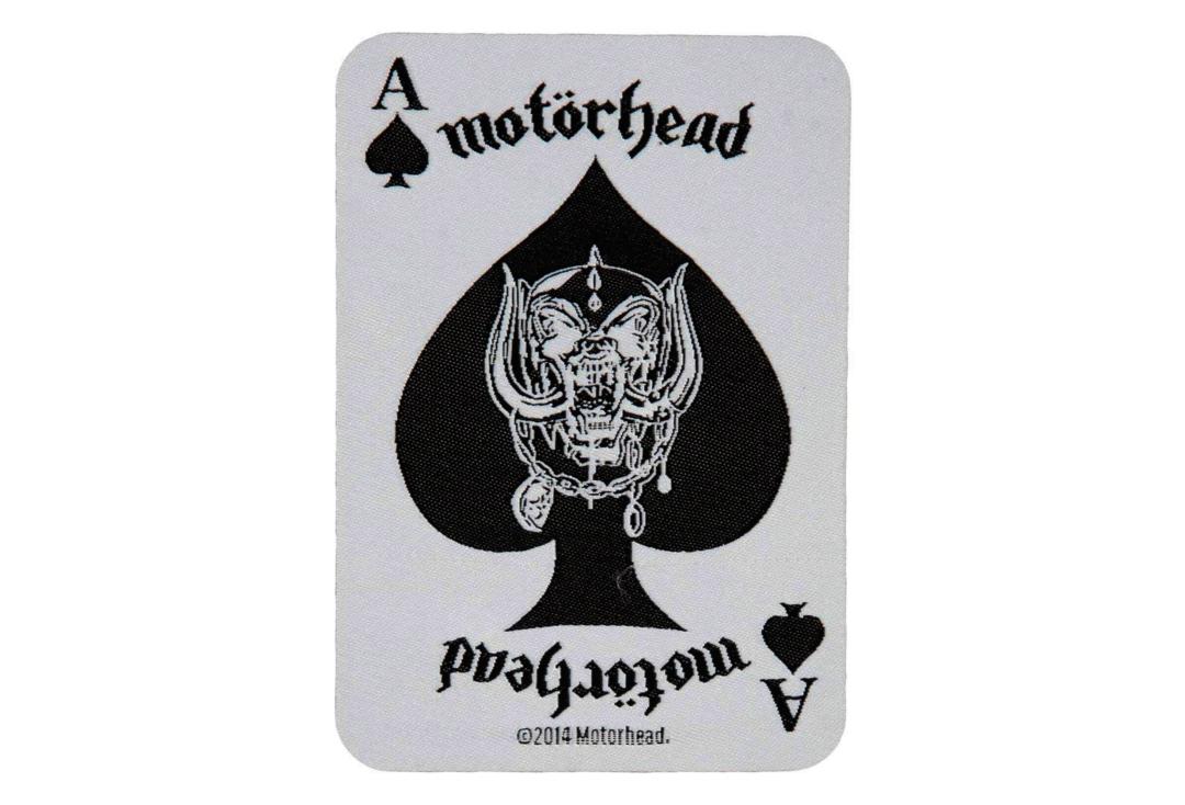 Official Band Merch | Motorhead - Ace Of Spades Card Woven Patch