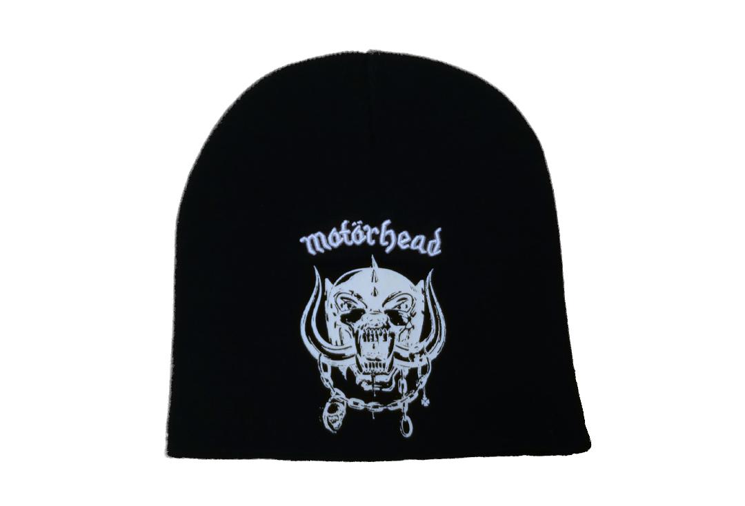 Official Band Merch | Motorhead - Logo Embroidered Official Knitted Beanie Hat