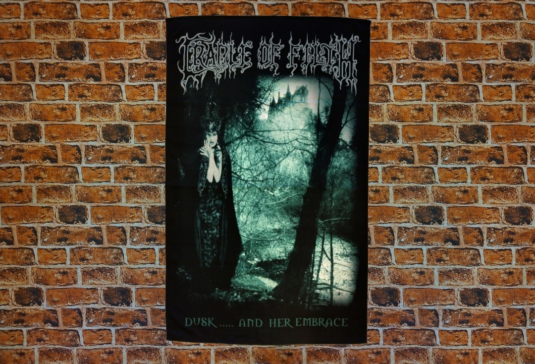 Cradle Of Filth - Dusk And Her Embrace Printed Textile Poster