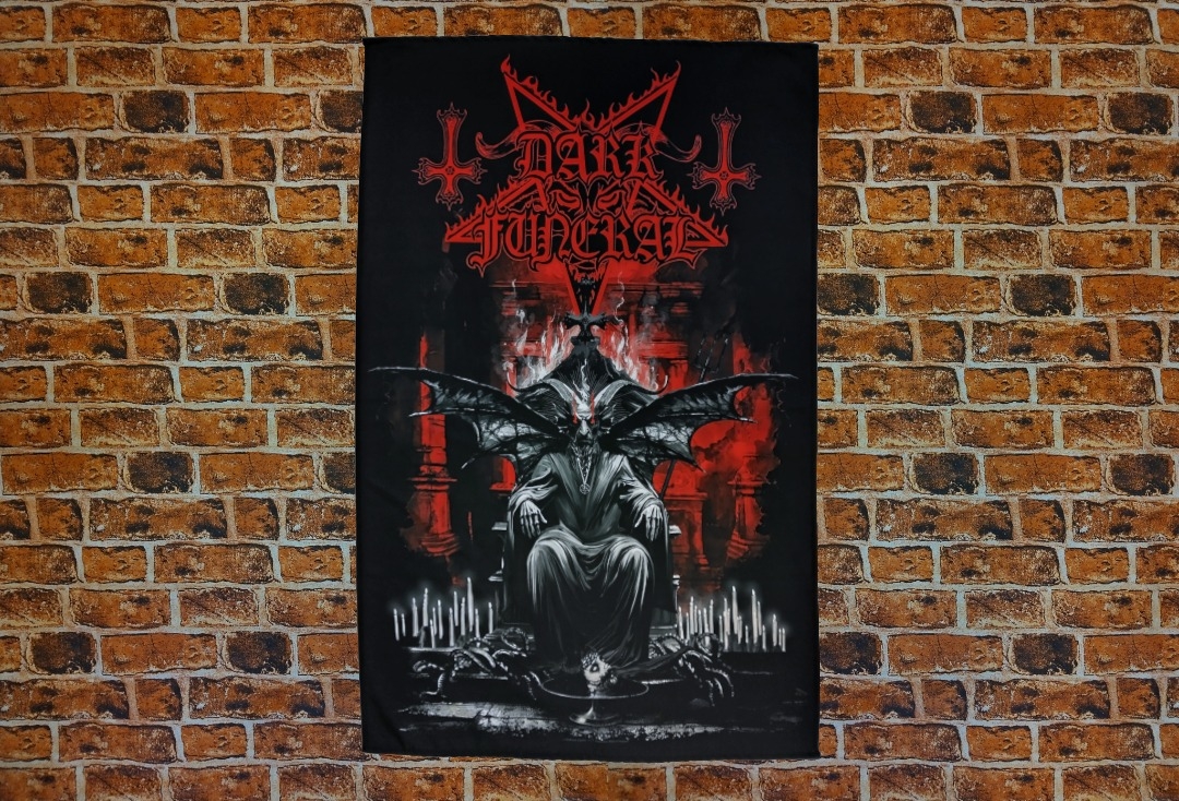 Dark Funeral - Baphomet Printed Textile Poster