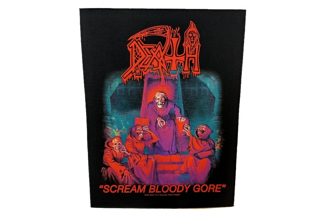 Death - Scream Bloody Gore Printed Back Patch