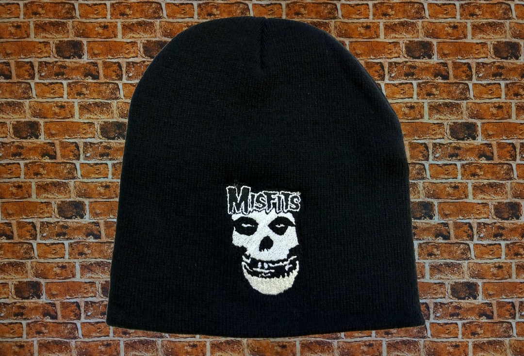 Misfits - Logo & Fiend Embroidered Official Knitted Beanie Hat