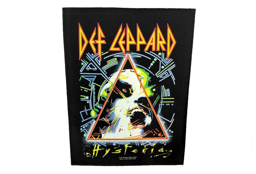 Def Leppard - Hysteria Printed Back Patch