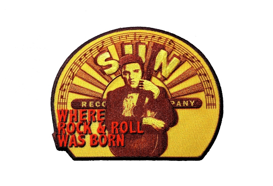 Elvis Presley - Where Rock & Roll Were Born Iron On Printed & Embroidered Patch