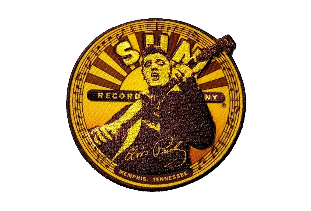 Elvis Presley - Elvis Record Label Iron On Printed & Embroidered Patch