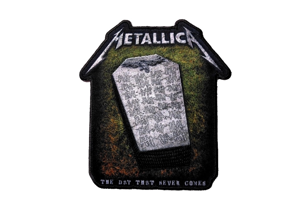 Metallica - Never Die Tombstone Iron On Printed & Embroidered Patch