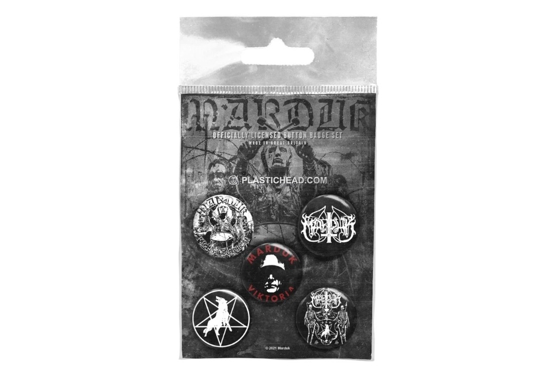 Marduk - Classic Marduk Official Button Badge Pack