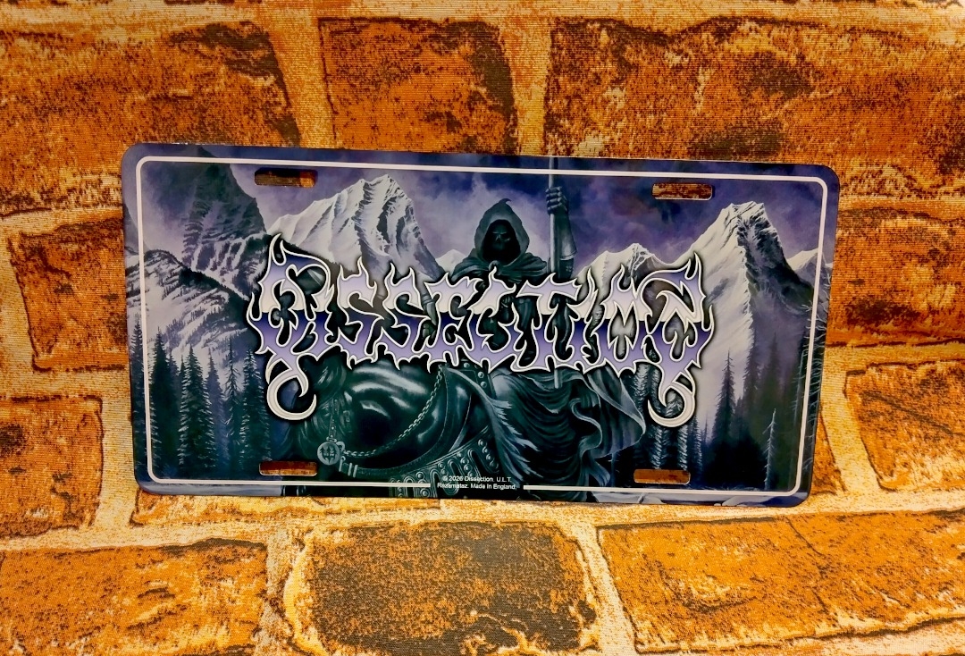 Dissection - Storm Of The Lights Bane Metal Number Plate