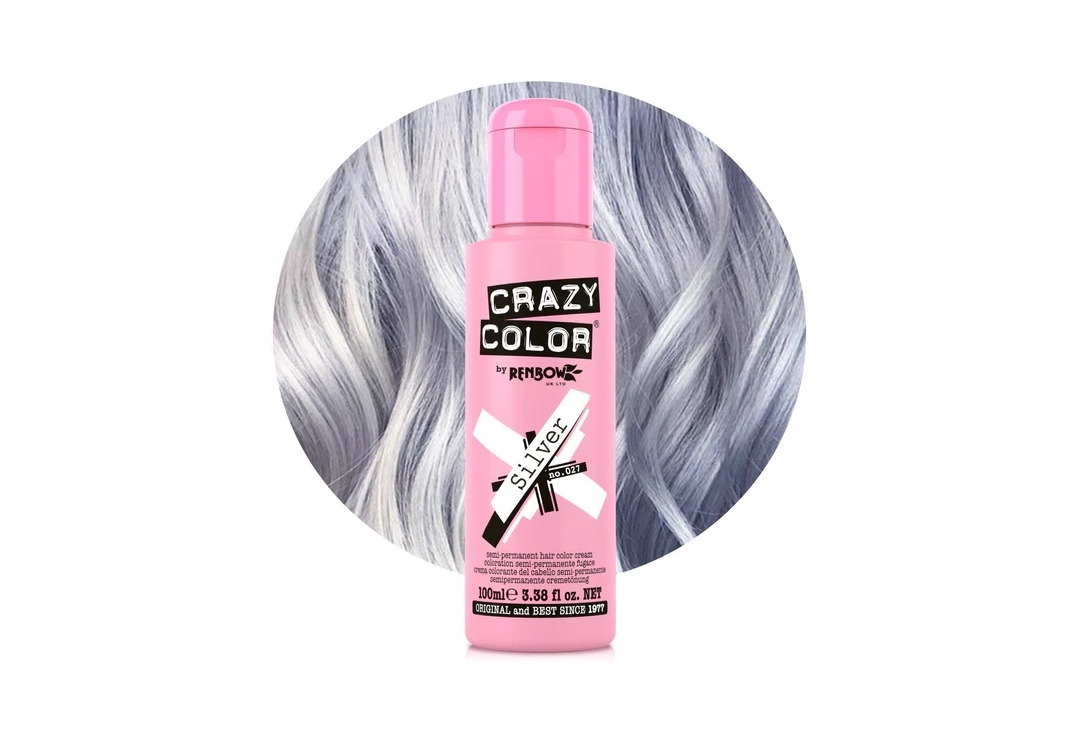#27 Silver Crazy Color Semi-Permanent Hair Colour