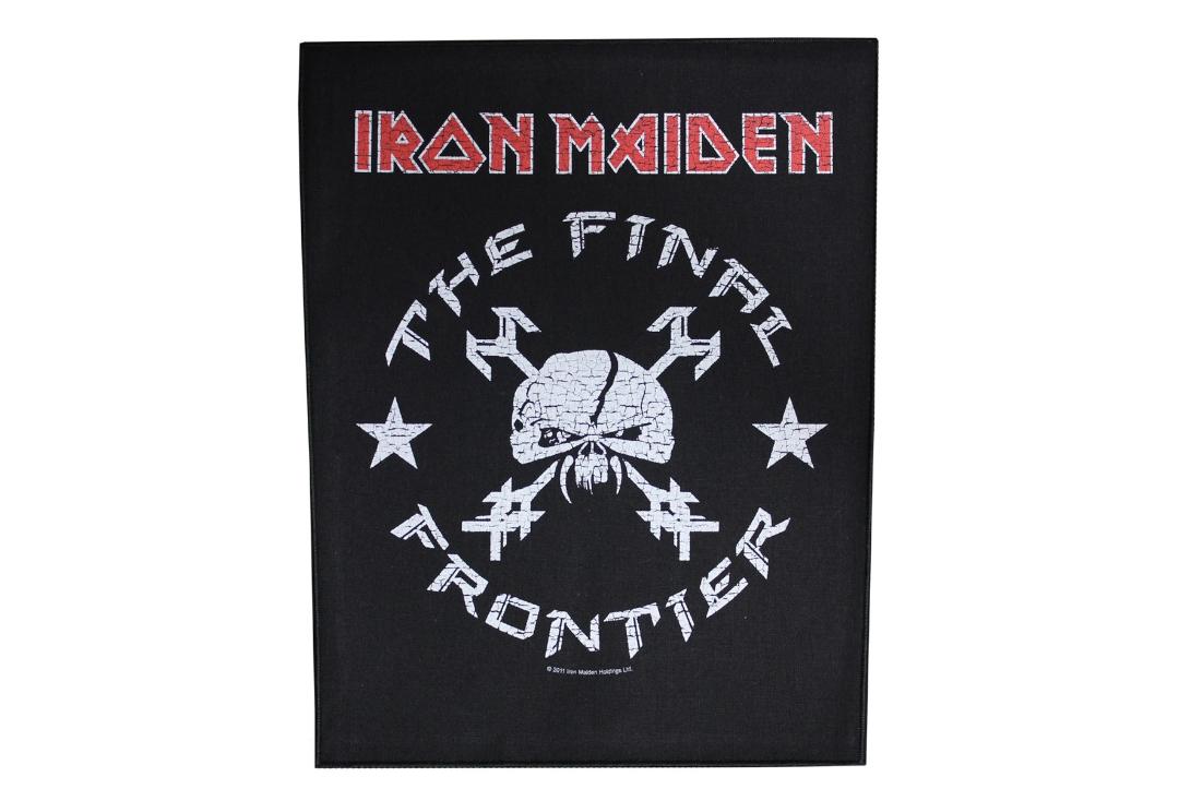 Official Band Merch | Iron Maiden - The Final Frontier Printed Back Patch