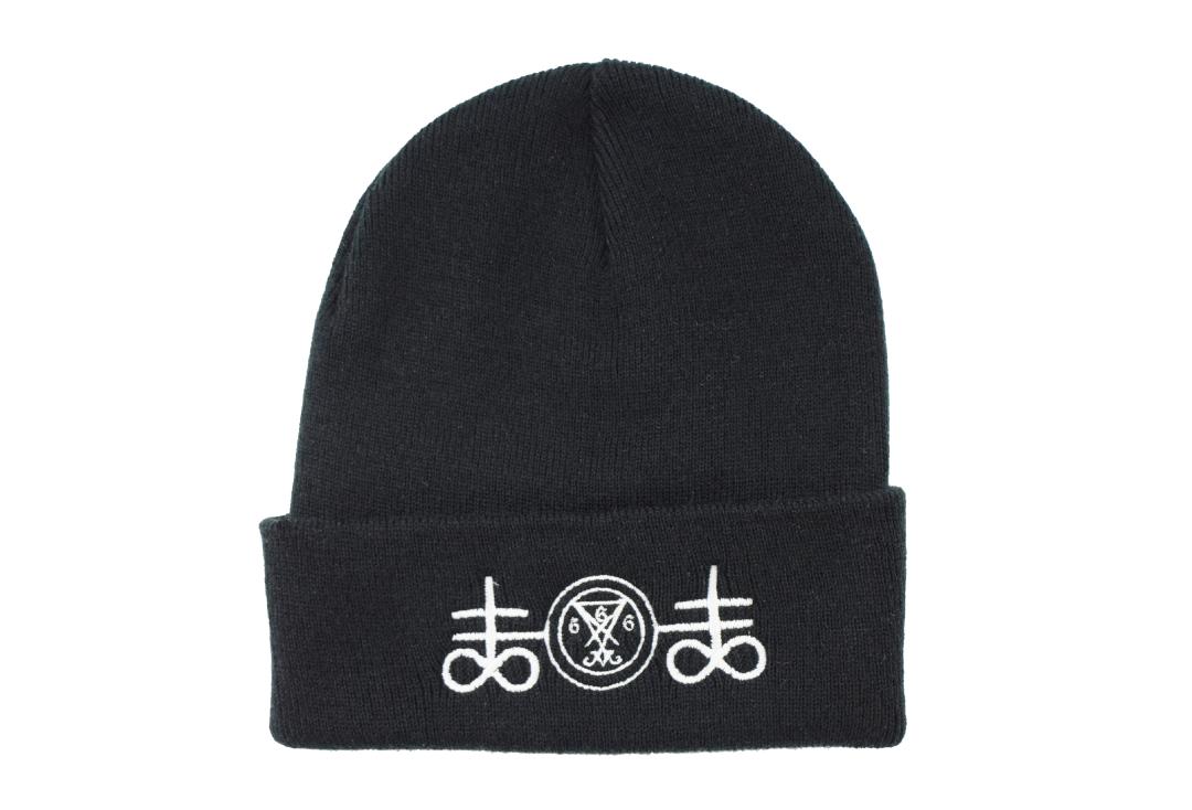 Darkside Clothing | Satanic Symbols Darkside Beanie Hat