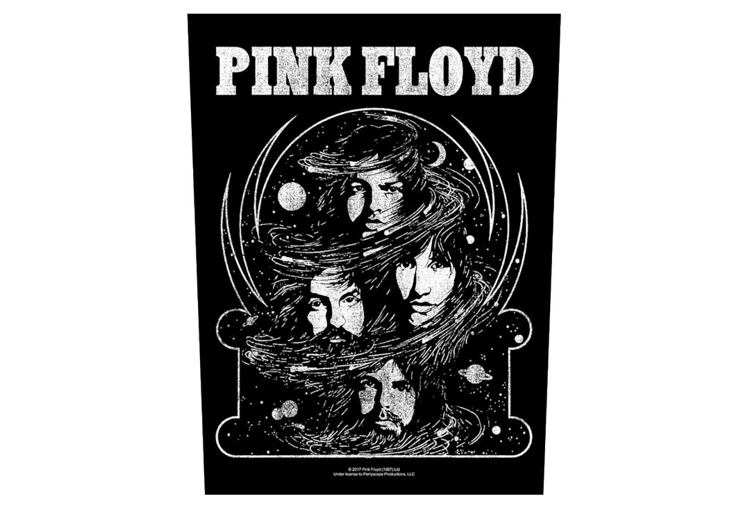 Official Band Merch | Pink Floyd - Cosmic Faces Printed Back Patch