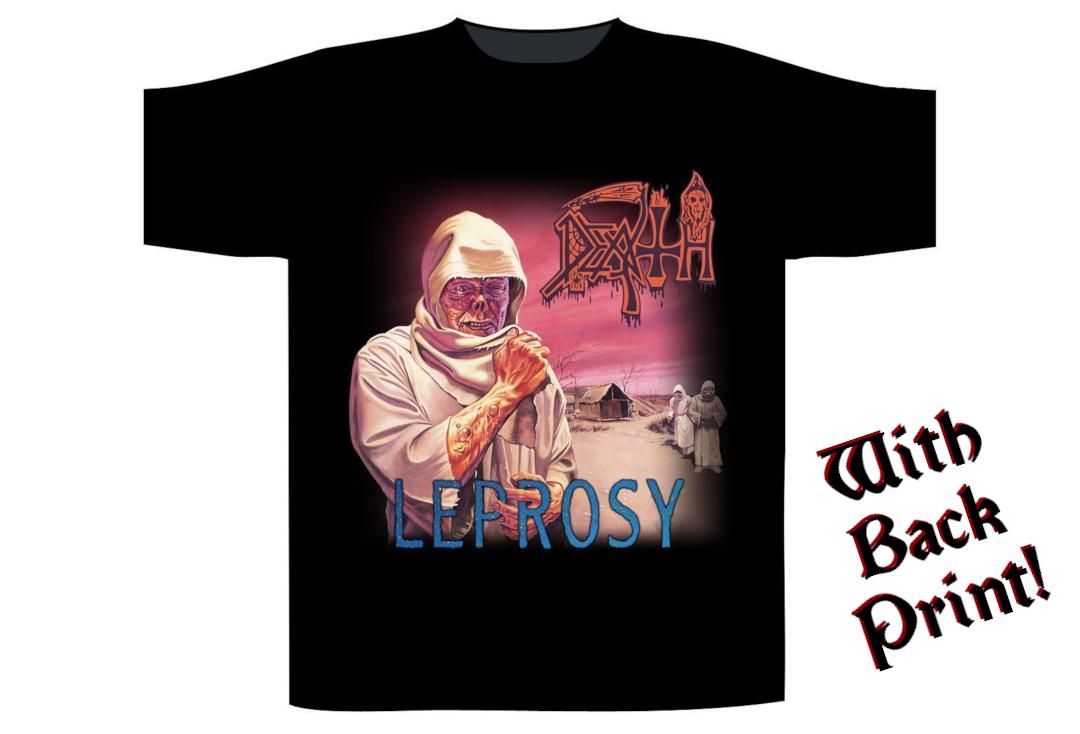 Official Band Merch | Death - Leprosy Men's Short Sleeve T-Shirt - Front