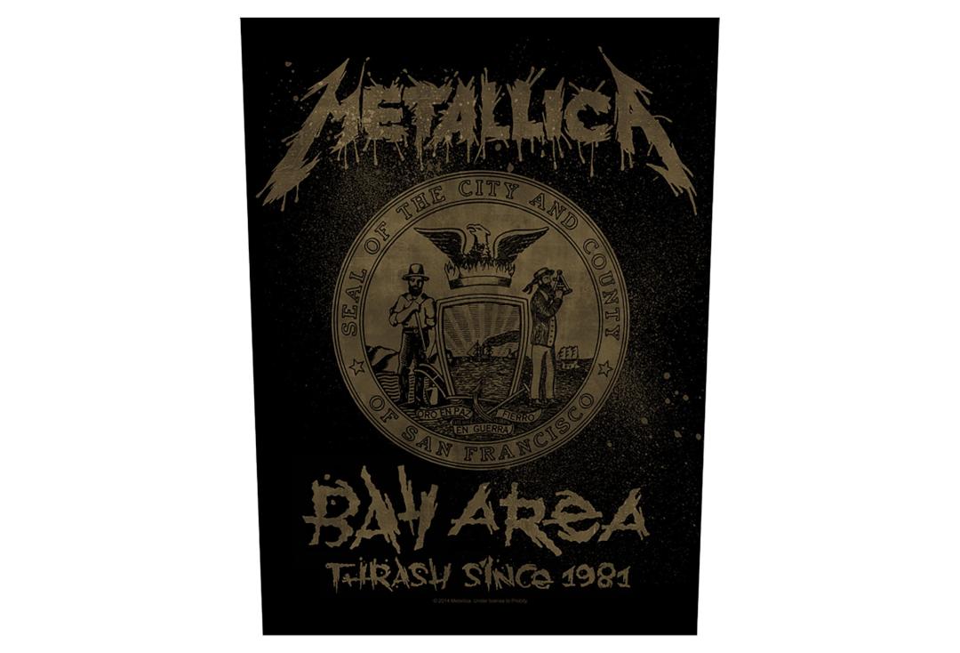 Official Band Merch | Metallica - Bay Area Thrash Printed Back Patch