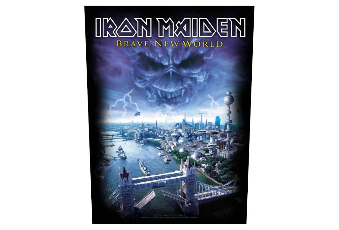Official Band Merch | Iron Maiden - Brave New World Printed Back Patch