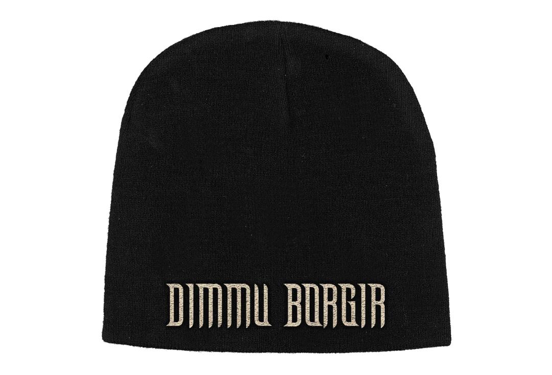 Official Band Merch | Dimmu Borgir - Logo Embroidered Official Knitted Beanie Hat