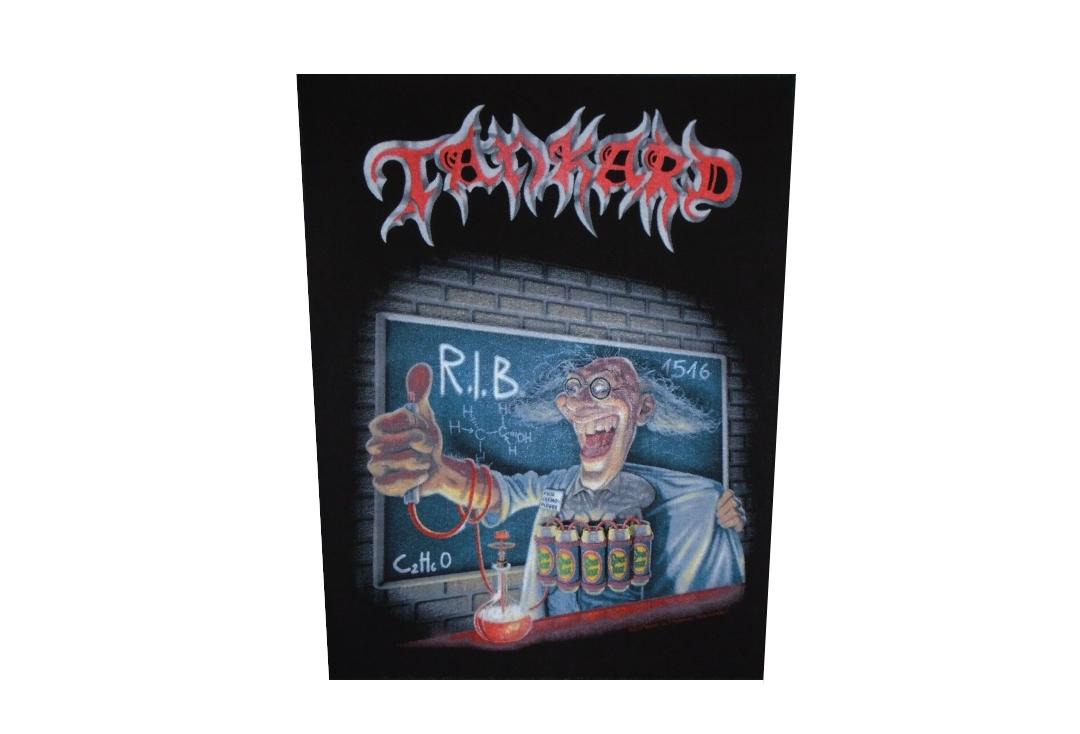 Official Band Merch | Tankard - Rest In Beer Printed Back Patch