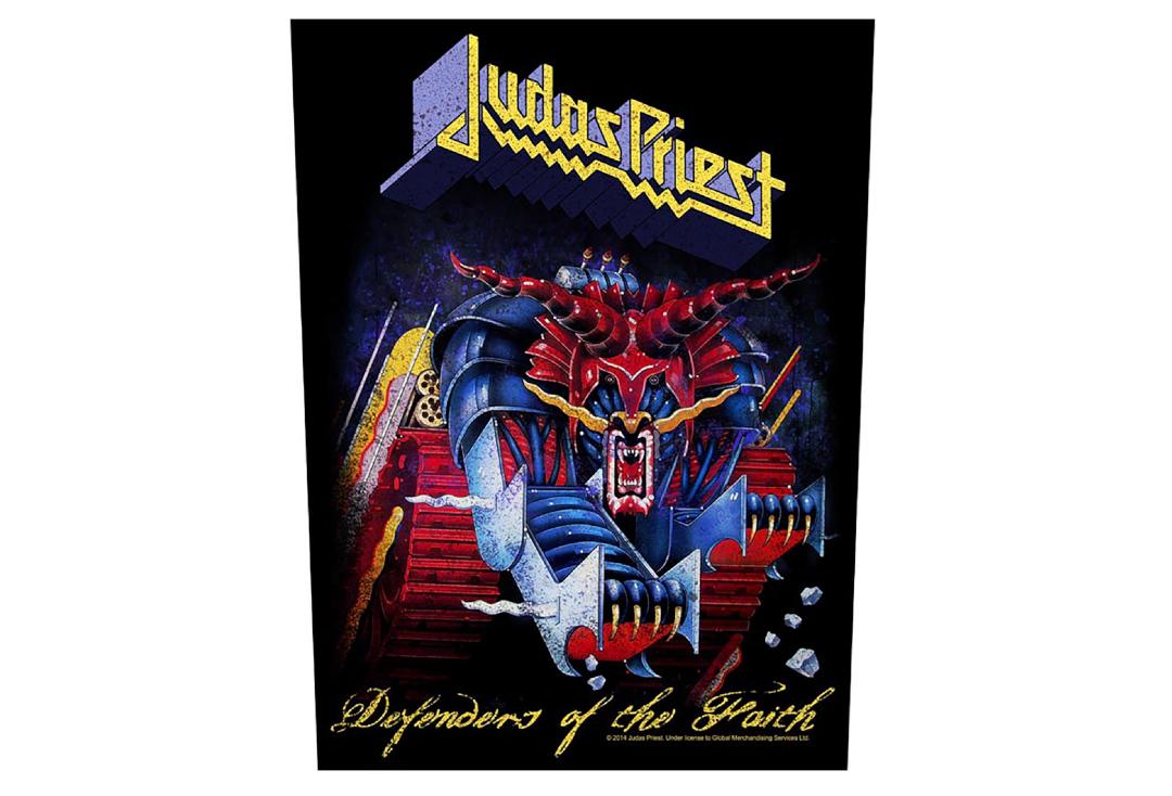 Official Band Merch | Judas Priest - Defenders Of The Faith Printed Back Patch