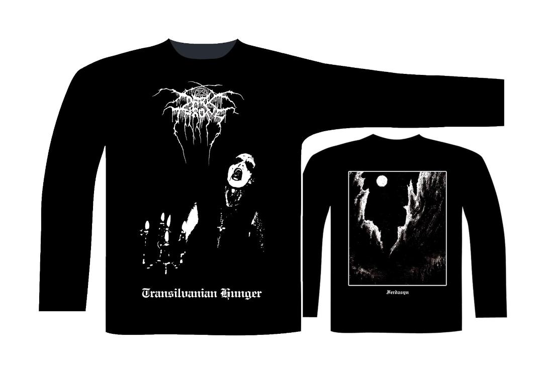 Official Band Merch | Darkthrone - Transilvanian Hunger Men's Official Long Sleeve T-Shirt
