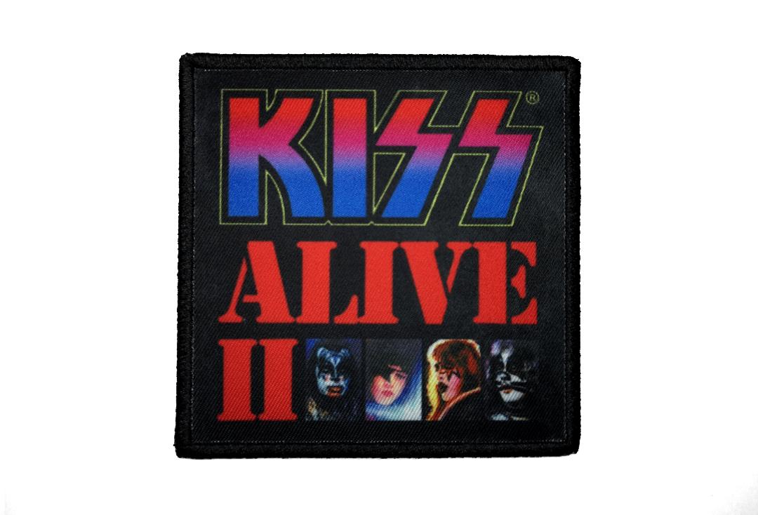 Official Band Merch | Kiss - Alive II Album Cover Woven Patch
