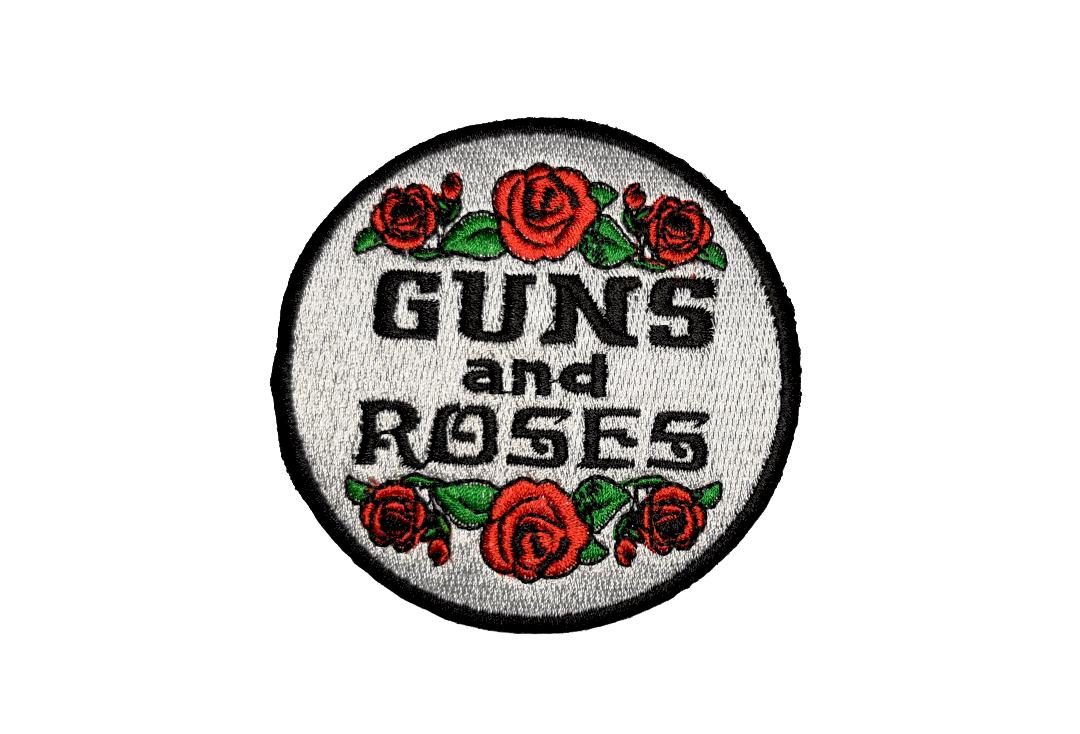 Official Band Merch | Guns N' Roses - Round Roses Woven Patch