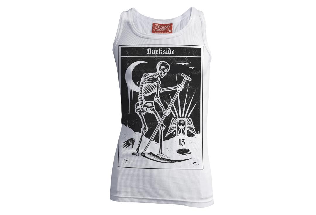 Darkside Clothing | Death Tarot White Unisex Beater Vest