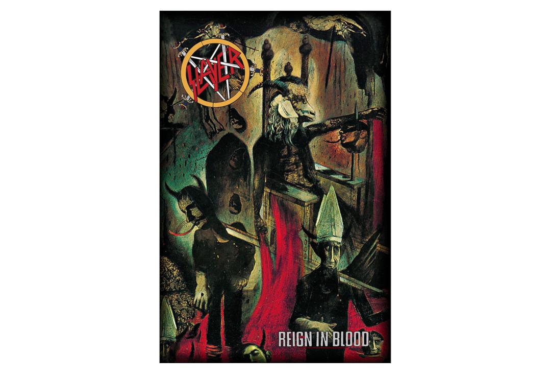 Official Band Merch | Slayer - Reign In Blood Printed Textile Poster