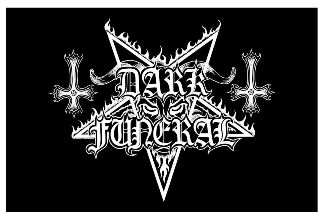 Official Band Merch | Dark Funeral - Logo Printed Textile Poster