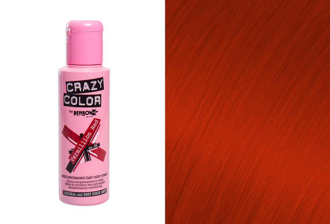 Renbow | Crazy Color Semi-Permanent Hair Colour (040 Vermillion)