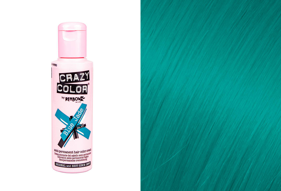 Renbow | Crazy Color Semi-Permanent Hair Colour (067 Blue Jade)