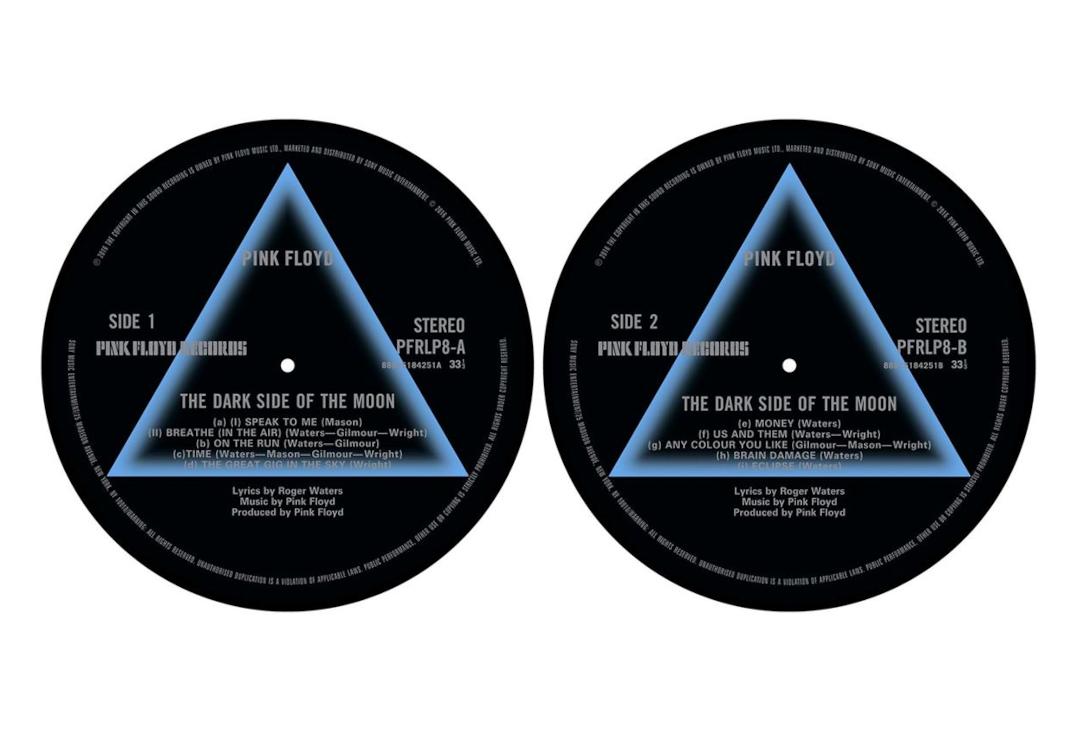 Official Band Merch | Pink Floyd - The Dark Side Of The Moon Official Slipmat Set