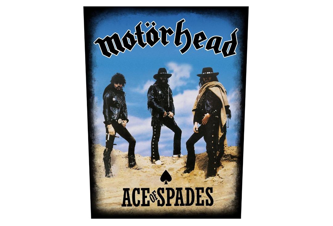 Official Band Merch |Motorhead - Ace Of Spades Printed Back Patch