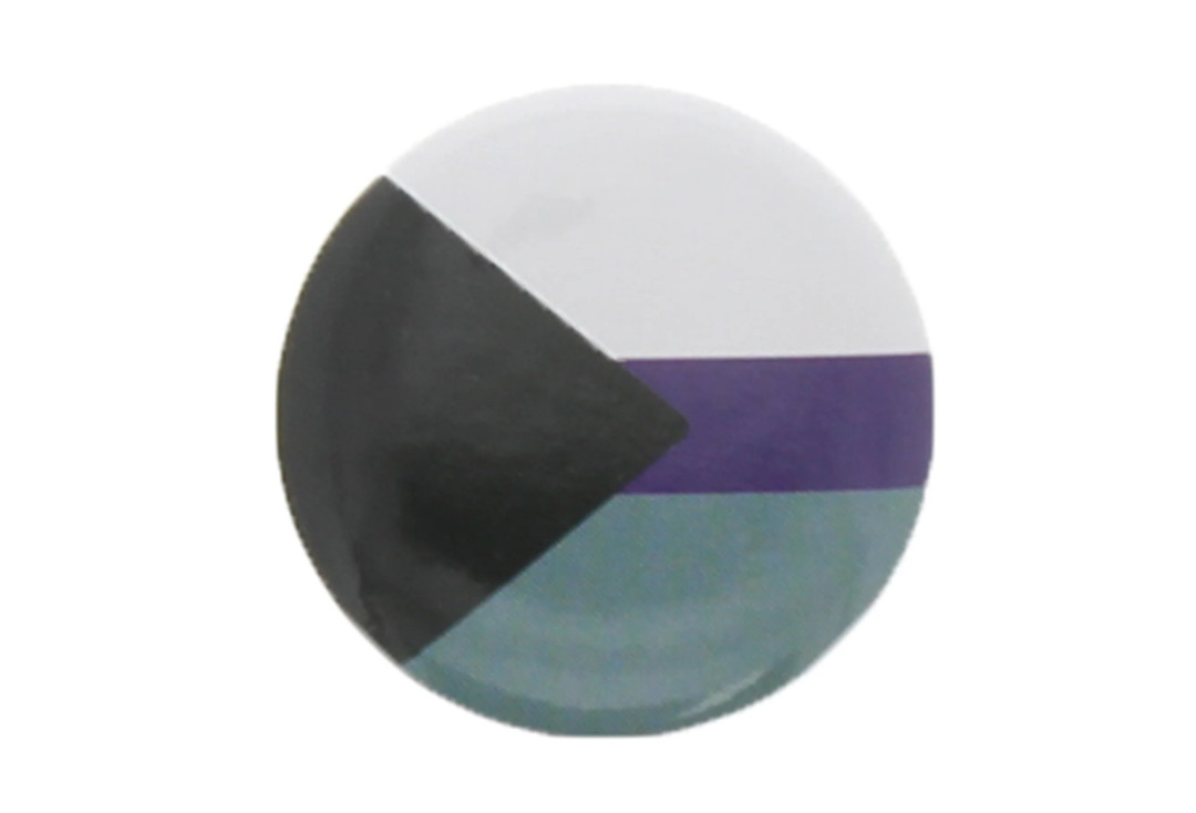 Void Clothing | Demisexual Pride Button Badge